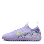 Nike Zoom Mercurial Vapor 16 Junior Turf Football Boots – Purple/Volt – view 2
