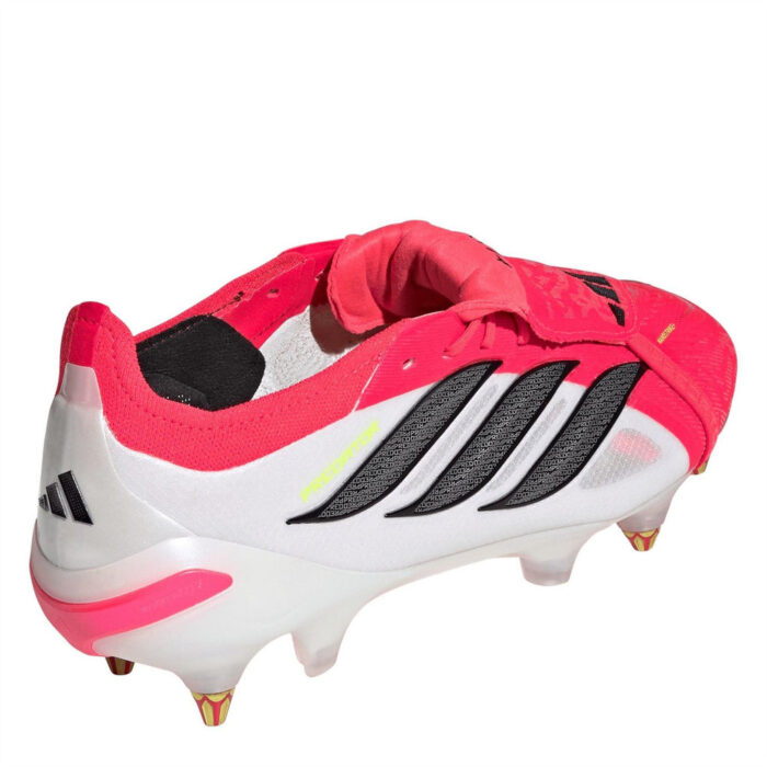 adidas Predator Soft Ground Football Boots – Red/Blk/White – view 4
