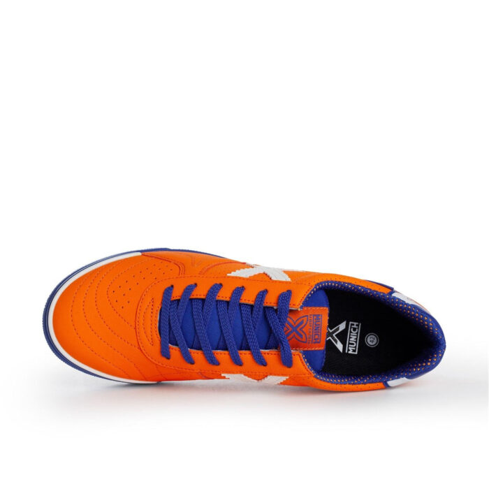 Munich G3 Profit Indoor Football Boots – Orange/Blue – view 3