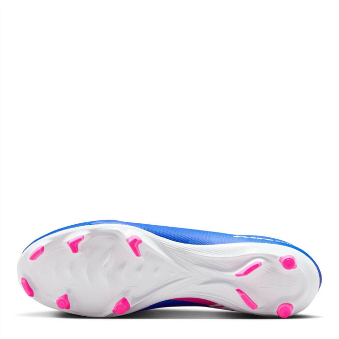 Nike Zoom Mercurial Vapor 16 Firm Ground Football Boots – Blue/Wht/Pink – view 3