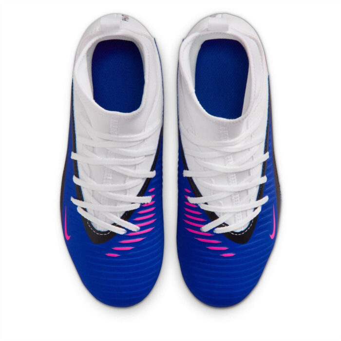 Nike Phantom 6 Junior Multi-Ground Football Boots – Blue/Wht/Pink - Image 6