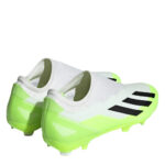 adidas X Crazyfast Firm Ground Football Boots – Wht/Blk/Lemon – view 4