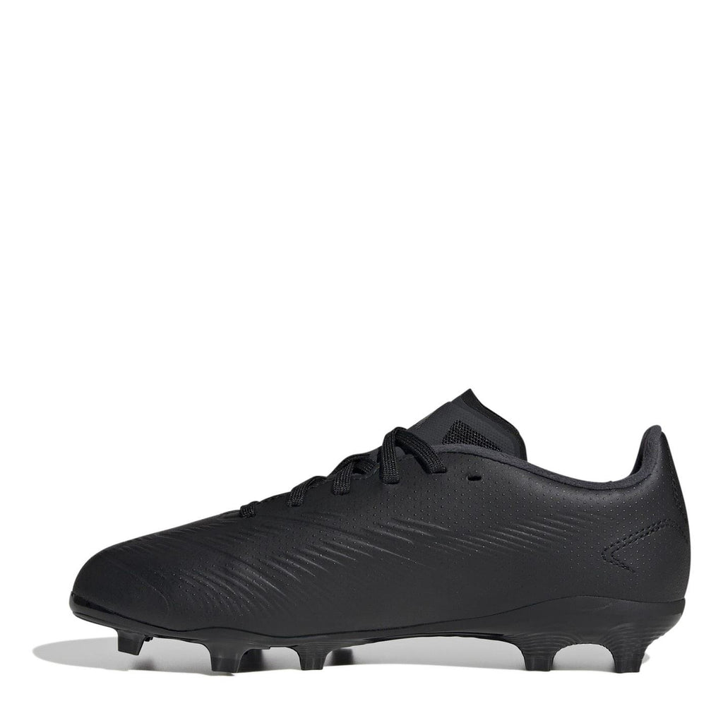 adidas Predator 24 Junior Firm Ground Football Boots – Black/Grey – view 2