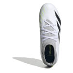 adidas Predator Accuracy.3 Junior Firm Ground Football Boots – Wht/Blk/Lemon – view 5