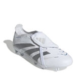 adidas Predator Firm Ground Football Boots – White/Silver – view 7