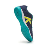Kelme Indoor Football Boots – Navy-Lime-Turquoise – view 3