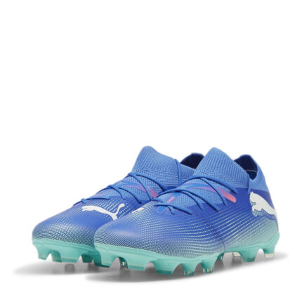 Puma Future 7 Firm Ground Football Boots – Blue/Wht/Green