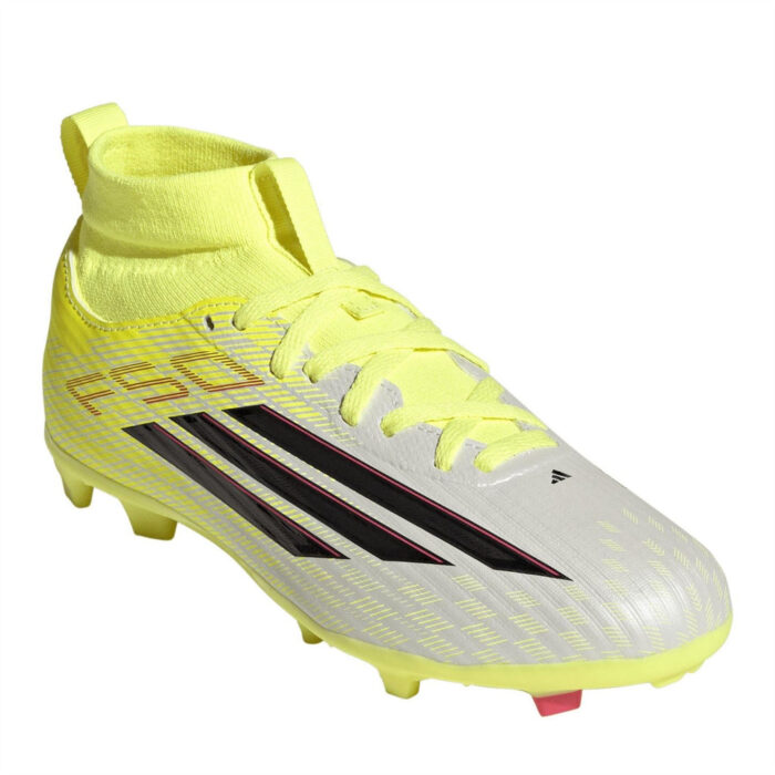 adidas F50 Junior Firm Ground Football Boots – Solar Yellow – view 3