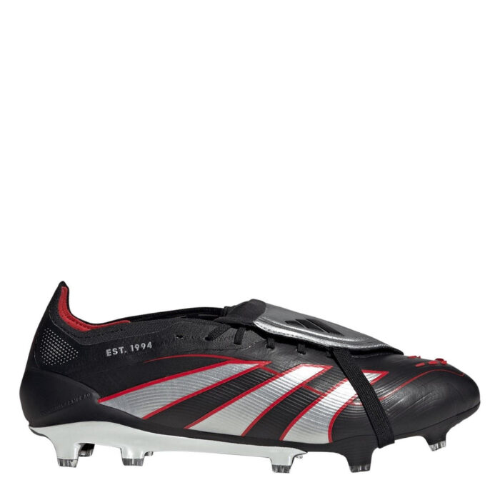 adidas Predator Firm Ground Football Boots – White/Blk/Gold – view 7
