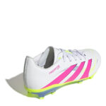 adidas Predator Junior Firm Ground Football Boots – White/Pink – view 4
