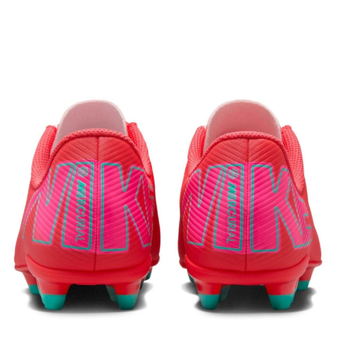 Nike Mercurial Vapor 16 Junior Firm Ground Football Boots – Red/Green – view 5