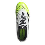 adidas Predator Junior Firm Ground Football Boots – White/Blk/Lemon – view 5