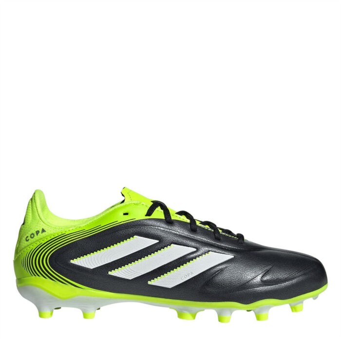 adidas Copa Pure 3 Junior Firm Ground Football Boots – Black/Lemon - Image 7