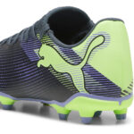 Puma Future 7 Firm Ground Football Boots – Grey/Purple/Grn – view 5