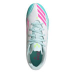 adidas F50 Messi Junior Firm Ground Football Boots – Wht/Pink/Blue – view 5