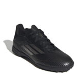 adidas F50 Junior Turf Football Boots – Black/Silver – view 3