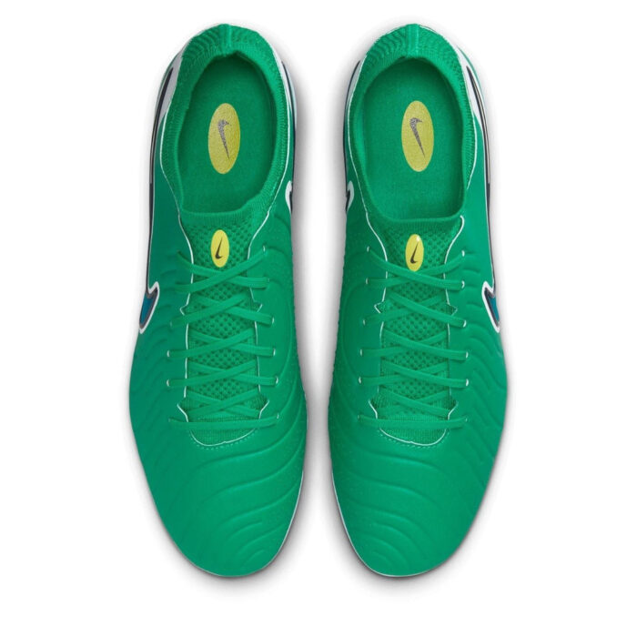 Nike Tiempo Legend 10 Firm Ground Football Boots – Green/Black – view 6