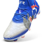 Puma Future 8 Firm Ground Football Boots – White/Blue – view 6