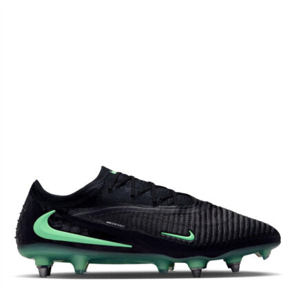 Nike Phantom 6 Low Soft Ground Football Boots – Black/Green