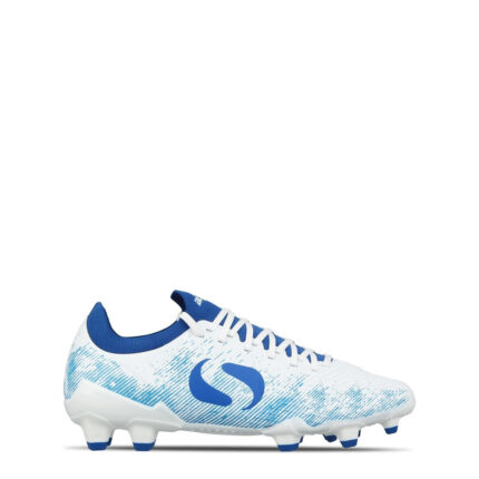 Sondico Blaze Junior Firm Ground Football Boots – White/Blue