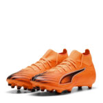 Puma Ultra 5 Firm Ground Football Boots – Orange/Black