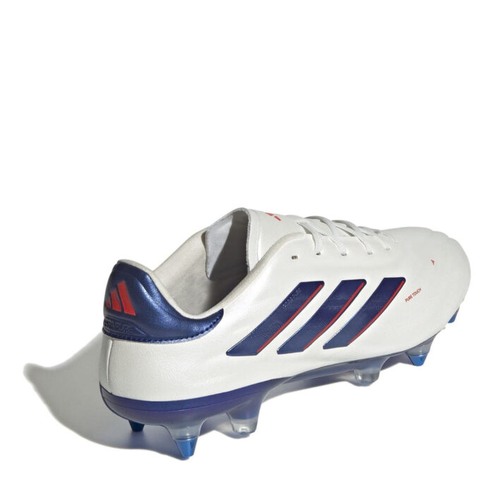adidas Copa Pure 2 Soft Ground Football Boots – White/Blue - Image 2