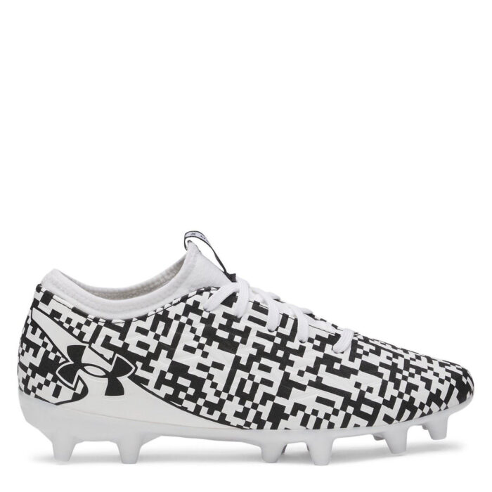 Under Armour Magnetico Junior Firm Ground Football Boots – Black/White - Image 4