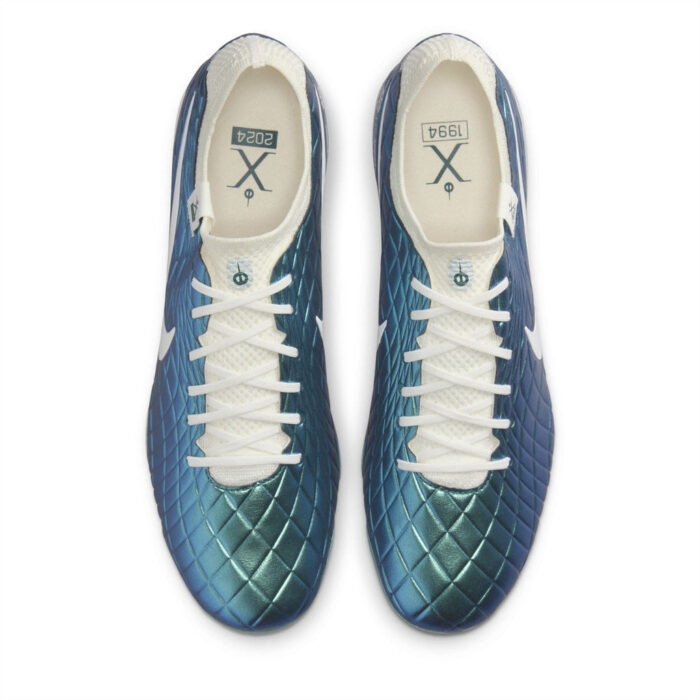 Nike Tiempo Legend 10 Firm Ground Football Boots – Teal/Sail – view 5