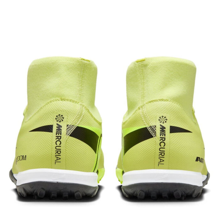 Nike Mercurial Superfly 10 Turf Football Boots – Volt/Crimson – view 5