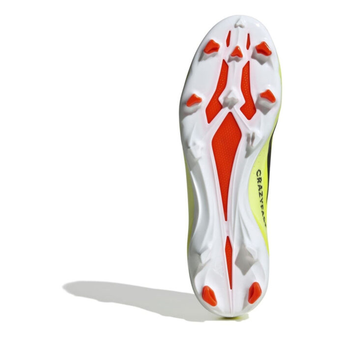 adidas X Crazyfast Firm Ground Football Boots – Yellow/Blk/Wht – view 6