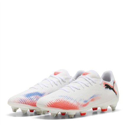 Puma 8 Soft Ground Football Boots – Puma White-Pu
