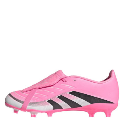 adidas Predator Junior Firm Ground Football Boots – Pink/White – view 2