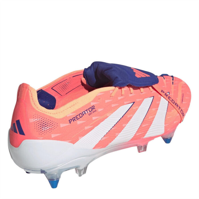 adidas Predator Soft Ground Football Boots – Orange/White – view 4