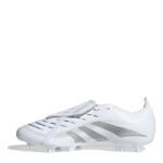 adidas Predator Firm Ground Football Boots – White/Silver – view 6