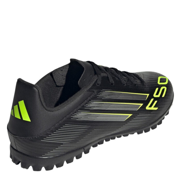 adidas F50 Messi Turf Football Boots – Black/Lemon – view 4