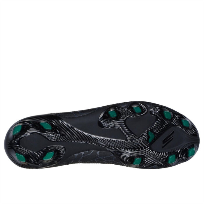 Skechers Skx_01 Gold Firm Ground Football Boots – Black/Silver – view 4