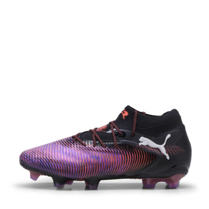 Puma Womens Future 8 Firm Ground Football Boots – Black/Purple – view 2