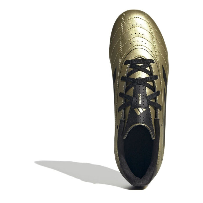 adidas Goletto Viii Junior Firm Ground Football Boots – Gold/Black – view 5