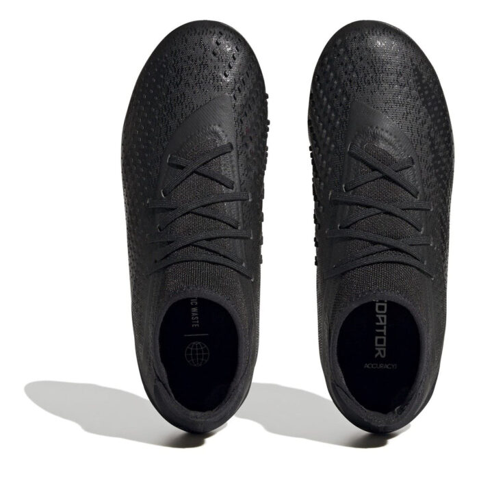 adidas Predator Accuracy.1 Junior Firm Ground Football Boots – Black/Black – view 6