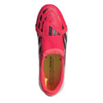 adidas Predator Junior Firm Ground Football Boots – Red/Blk/White – view 5