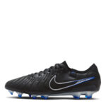 Nike Tiempo Legend 10 Firm Ground Football Boots – Black/Chrome - Image 2