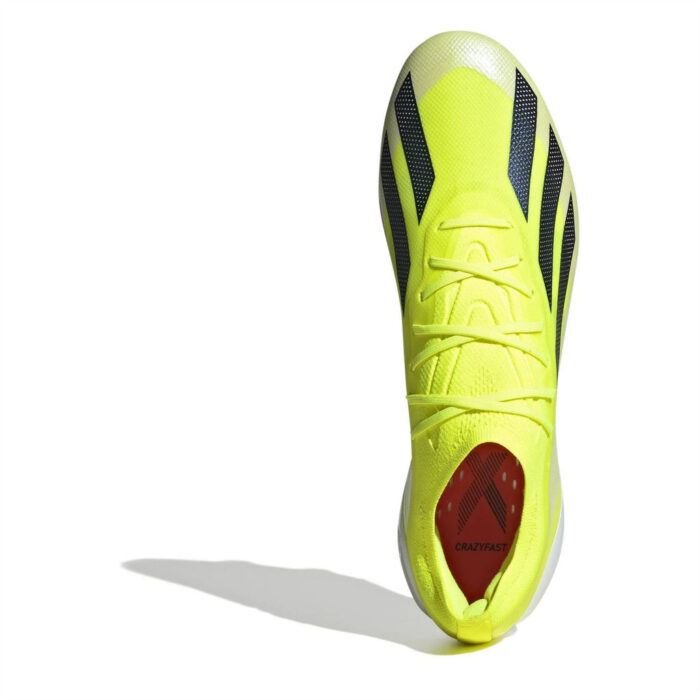 adidas X Crazyfast Firm Ground Football Boots – Yellow/Blk/Wht – view 5