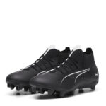 Puma Mens Ultra Firm Ground Football Boots – Black/White