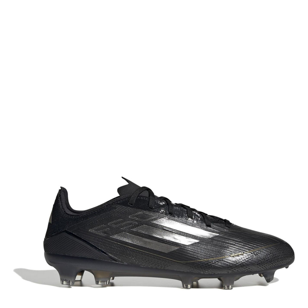 adidas F50 Firm Ground Football Boots – Black/Silver adidas F50 Firm Ground Football Boots – Black/Silver - Image 1