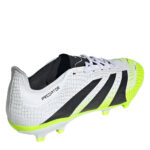 adidas Predator Firm Ground Football Boots – White/Blk/Lemon - Image 4