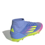 adidas F50 Firm Ground Football Boots – Blue/Lemon – view 4