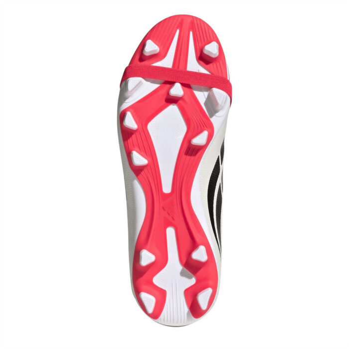 adidas Predator Fold Over Tongue Junior Firm Ground Football Boots – Red/Blk/White - Image 6