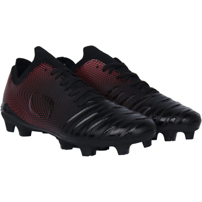 Sondico Blaze Firm Ground Football Boots – Black/Red – view 5