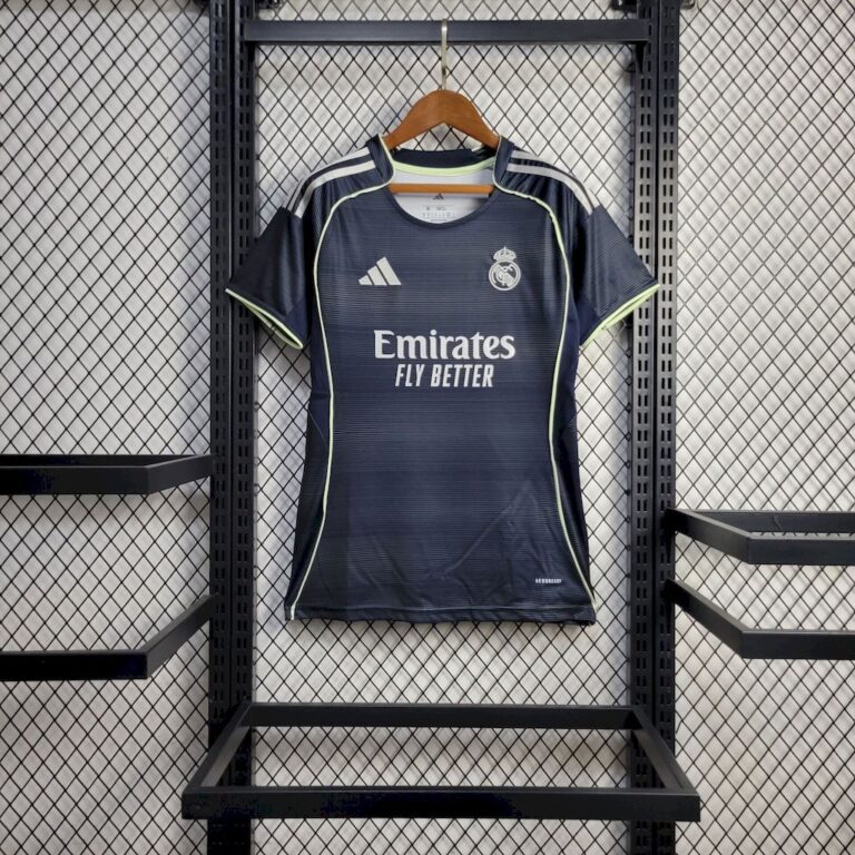 Womens Real Madrid 2025/26 Away Jersey 1