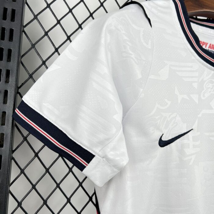 Kids England 2026 World Cup Home Jersey Kit Footy Leaked 5